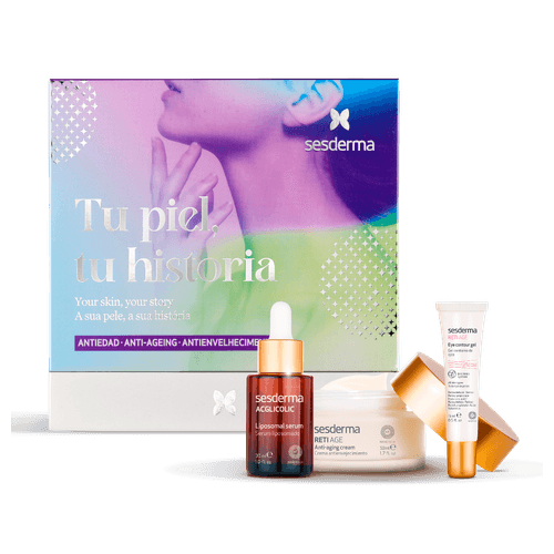 Pack Sesderma Acglicolic Serum 30ml + Retiage crema 50ml + contorno de ojos 15ml