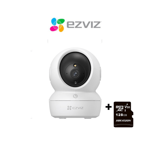 Cámara Inalámbrica Wifi 360º H6C-PRO-2MP Full Hd + MicroSD 128GB - Ezviz