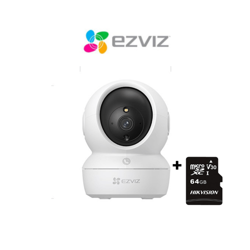 Cámara Inalámbrica Wifi 360º H6C-PRO-2MP Full Hd + MicroSD 64GB - Ezviz