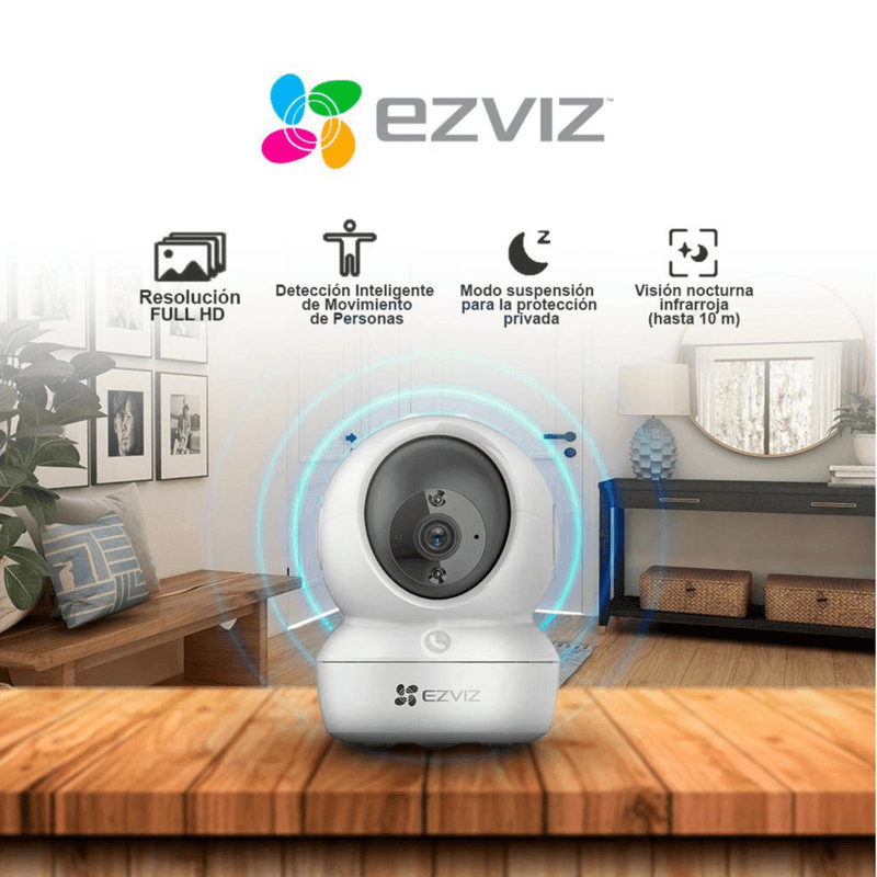 Camara-Inalambrica-Wifi-360º-H6C-PRO-2MP-Full-Hd---MicroSD-64GB---Ezviz