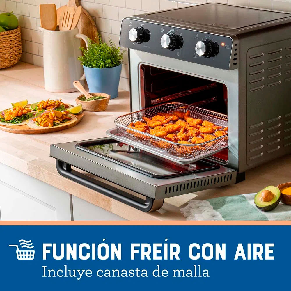 Horno Con Freidora De Aire Oster De 22 Litros TSSTTVMAF1NS - Shopstar