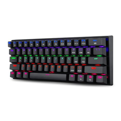 T-Dagger - Teclado Arena TGK321 Rainbow Switch Brown Español - Black