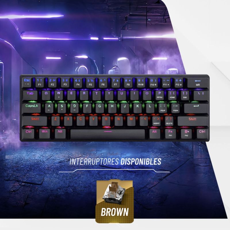 T-Dagger---Teclado-Arena-TGK321-Rainbow-Switch-Brown-Español---Black