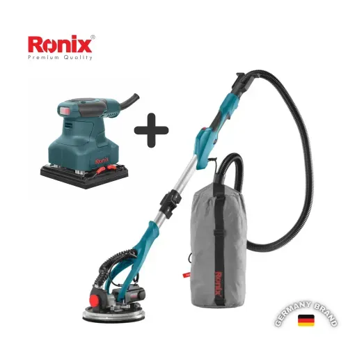 Lijadora De Pared y Techo Ronix 6200 + Lijadora Orbital Ronix 6404