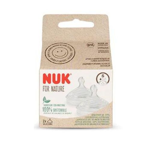 Nuk Tetina Nature Sense 0-6 Meses Flujo S x2 und