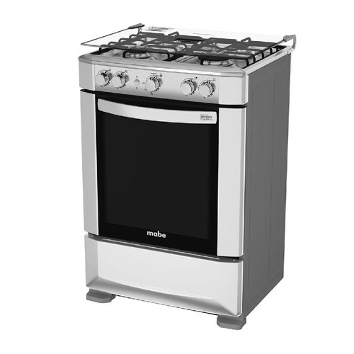 Cocina de Pie Mabe CMP6015SG0 - 1 Horno y 4 Hornillas 60 cm en Gris (MUNDO ELECTRONICO)