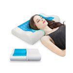 Almohada-Ortopedica-Cervical-con-Gel-Funda-Memory-Viscoelastica-Original-Garantia--