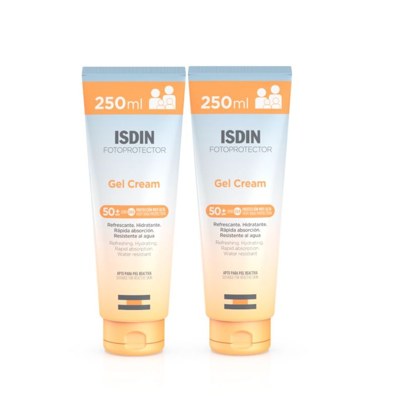 Duo-Isdin-Fotoprotector-Gel-Cream-SPF50-250ml---Bloqueador-Solar-Corporal