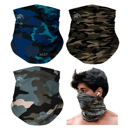 Pack x3 Cuellera Bandana PB04 Deportiva Antialergica Para Deporte