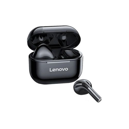 Audífonos Lenovo Táctil Bluetooth Inalámbricos LP40 Negro (MUNDO ELECTRONICO)