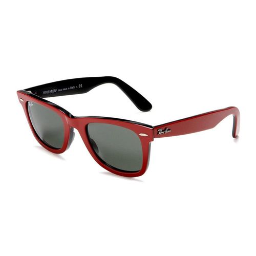 Lentes de Sol Ray Ban Wayfarer RB2140 955 Red Rojo 50mm Nezmun