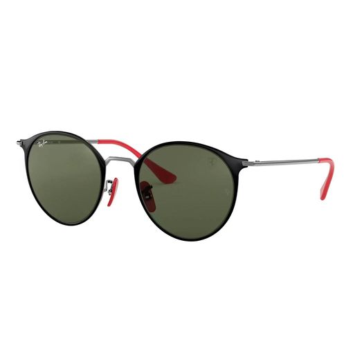 Lentes de Sol Ray Ban Round RB3602M F020/31 Scuderia Ferrari Collection Nezmun