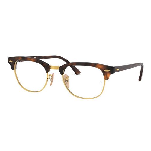 Lentes de Medida Oftálmico Montura Ray Ban RX5154 2372 Clubmaster  Tortoise Nezmun