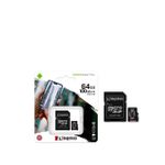 MEMORIA-MICRO-SD-KINGSTON-64-GB-CLASS-10-ORIGINAL-NEGRO