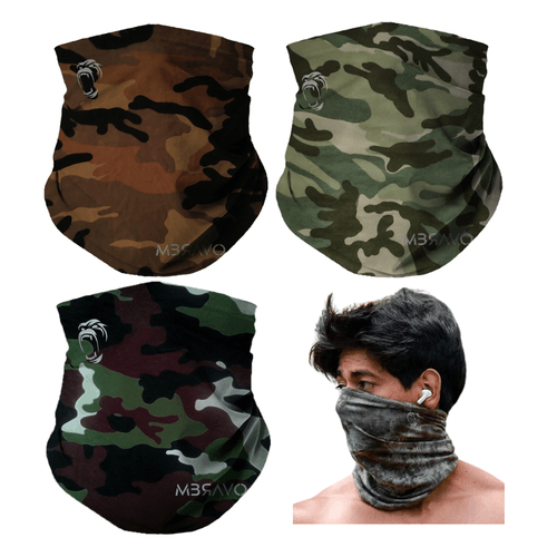 Pack x3 Cuellera Bandana PB29 deportiva Antialergica Para Deporte