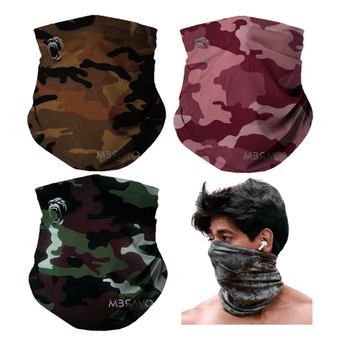 Pack x3 Cuellera Bandana PB30 deportiva Antialergica Para Deporte