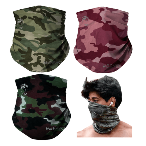 Pack x3 Cuellera Bandana PB28 deportiva Antialergica Para Deporte