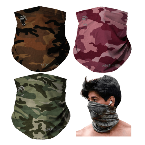 Pack x3 Cuellera Bandana PB27 deportiva Antialergica Para Deporte