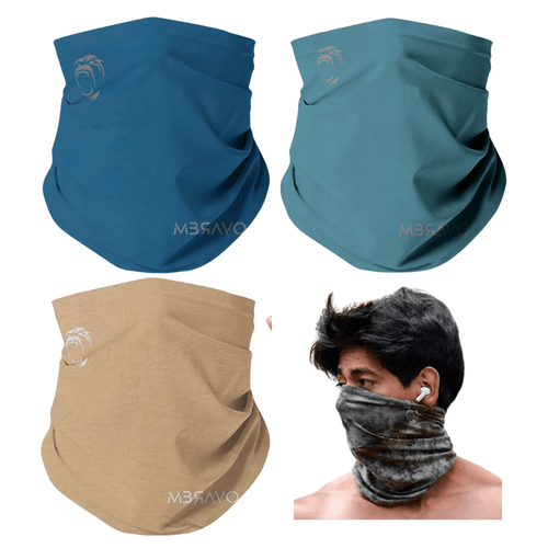 Pack x3 Cuellera Bandana PB13 deportiva Antialergica Para Deporte