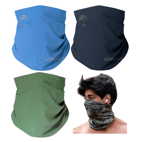 Pack x3 Cuellera Bandana PB20 deportiva Antialergica Para Deporte