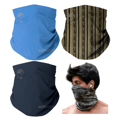 Pack x3 Cuellera Bandana PB22 deportiva Antialergica Para Deporte