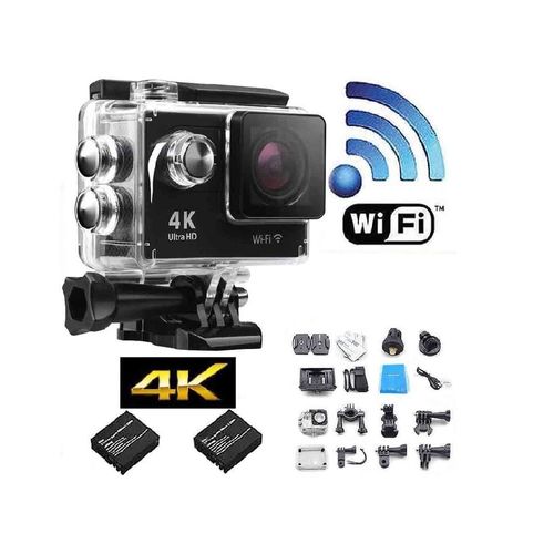 Camara Deportiva Acuatica 4K Ultra HD Wifi  16MP Fotos Videos