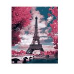 Cuadro-Lienzo-Oleo-Pintando-con-Numeros-La-Torre-Eiffel-Paint-By-