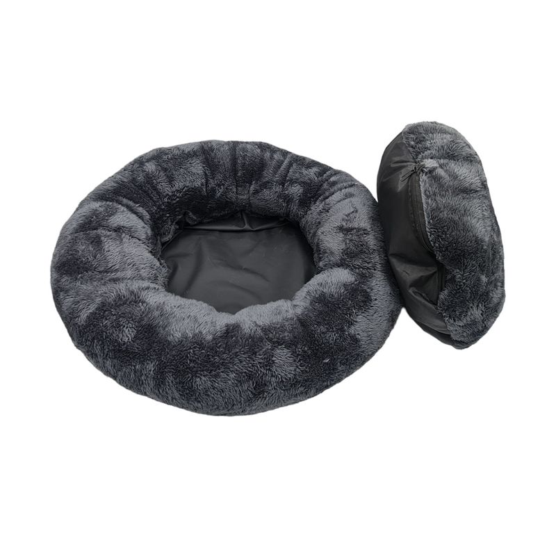 Cama-Para-Perros-y-Gatos-Donut-Lite-Gris-Talla-M---MD