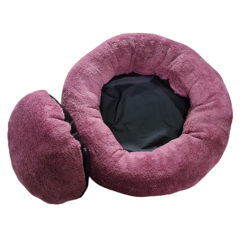 Cama-Para-Perros-y-Gatos-Donut-Lite-Palo-Rosa-Talla-L-MD