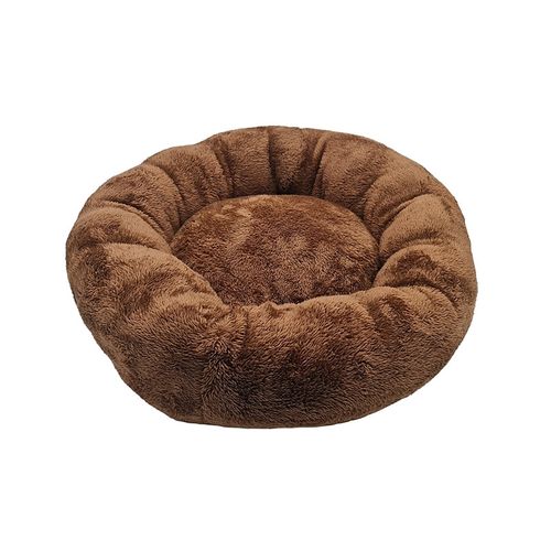 Cama Para Perros y Gatos Donut Lite Marrón Talla L MD