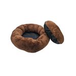 Cama-Para-Perros-y-Gatos-Donut-Lite-Marron-Talla-M-MD