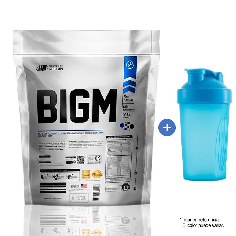 Ganador-de-peso-Universe-Nutrition-Bigm-5-kg-Chocolate---Shaker