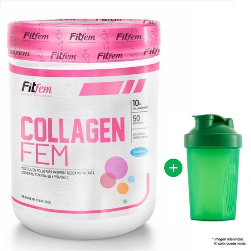 COLÁGENO COLLAGEN FEM 500 GR FITFEM NARANJA