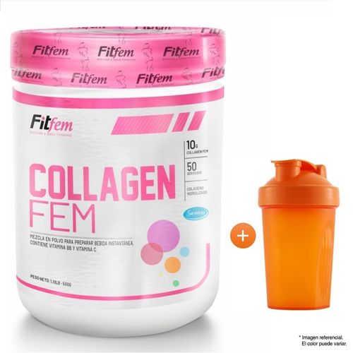 COLÁGENO COLLAGEN FEM 500 GR FITFEM FRUIT PUNCH