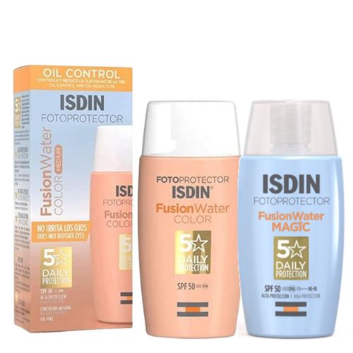 Duo Isdin Fusion Water Oil Control S/Ccolor + C/Color