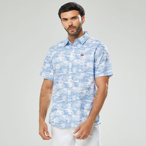 Camisa Hombre Tropical Manga Corta The Royal Parks