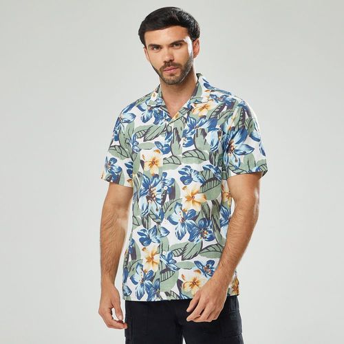 Camisa Hombre Tropical Manga Corta Malabar