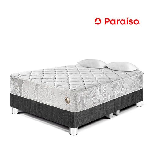 Cama Pocket Max Queen Charcoal