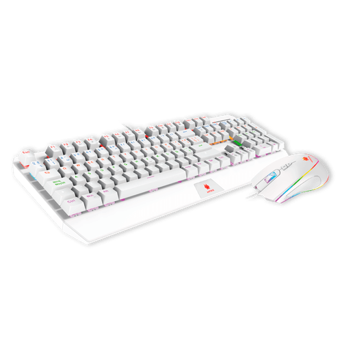 KIT GAMING ANTRYX TECLADO MECANICO + MOUSE GC-5100 WHITE SWITCH RED