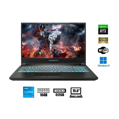 LAPTOP GAMING GIGABYTE I5-11400H(2,7 GHz~4,5 GHz) 15.6" FHD 144HZ IPS I5 11TH GEN 16GB RAM DDR4 M.2