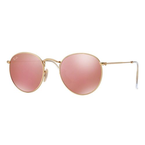 Lentes de Sol Ray Ban Round Metal RB3447 112/Z2 Rosado Espejado 50mm Nezmun