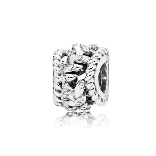 Charm Pandora Original para Mujer 797597CZ Dazzling Grain Swirls s925 Nezmun