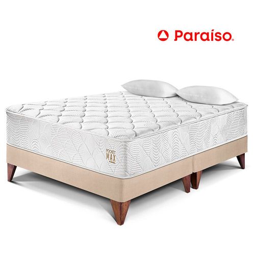 Cama Europea Pocket Max Queen Champagne