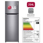 Refrigeradora-Lg-254Lts-Plateada-Door-Cooling-Gt29Bppdc