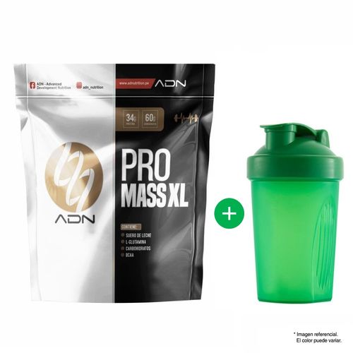 Proteína ADN Pro Mass XL 3 Kg Vainilla - 29 Servicios