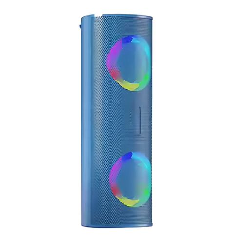 Parlante Bluetooth Portátil RGB HDY-G51 - Celeste