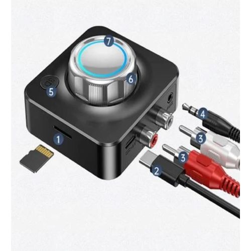 RECEPTOR DE AUDIO BLUETOOTH 5.0 ADAPTADOR INALÁMBRICO 3D