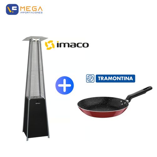 COMBO Estufa Pirámide Imaco PHP1300 + sarten tramontina #28 (MEGA IMPORT)