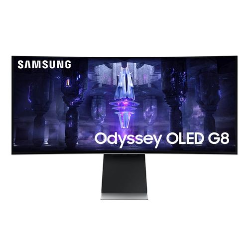 Monitor gamer curvo 34" Samsung Odyssey Oled G8 Ultra WQHD, Panel Oled, 175Hz, 0.03ms, entrada microDP/mini Hdmi, FreeSync