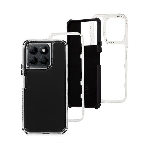 Case para Honor X8b, protección 360, 3 capas de protección, negro